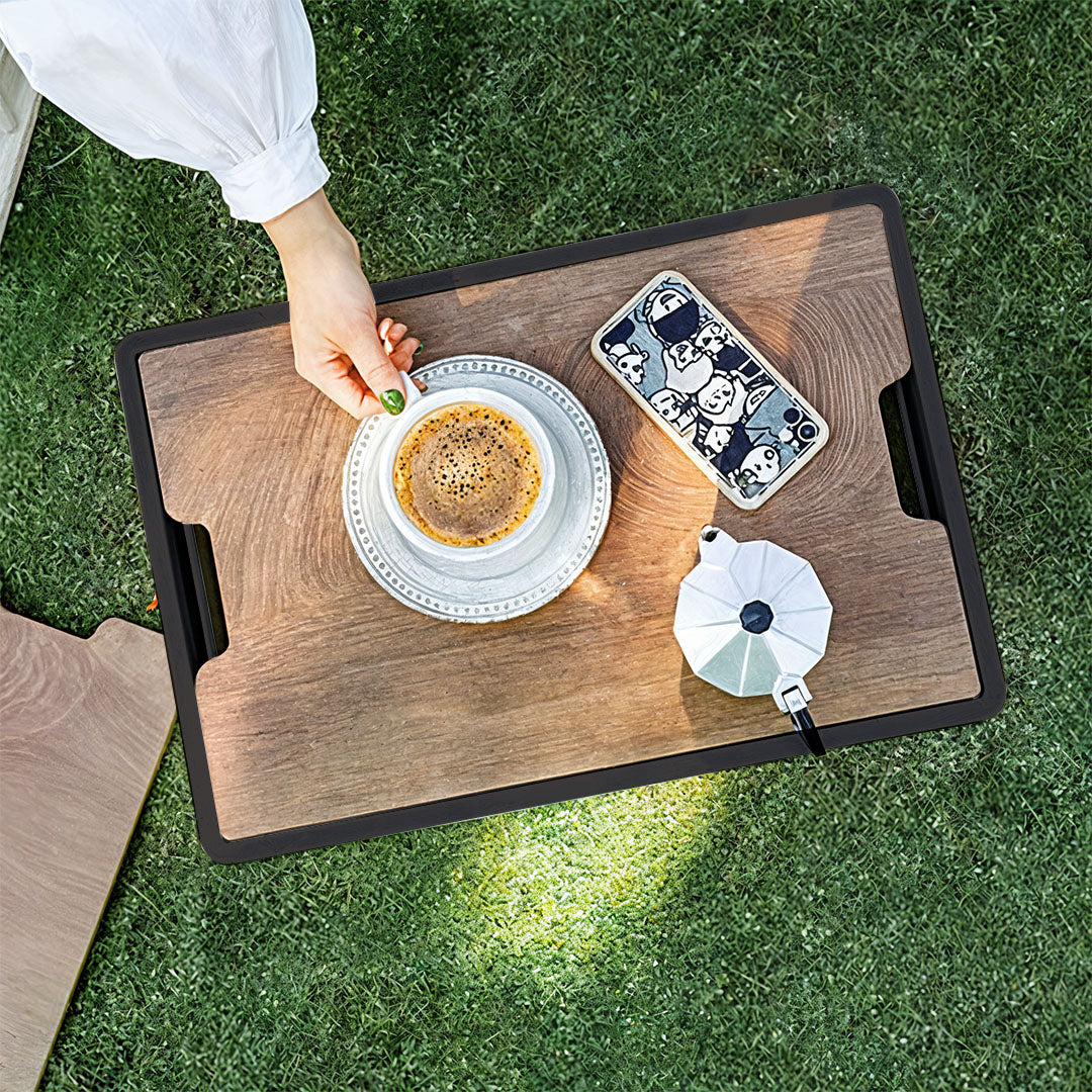 55L Black Car & Camping Foldable Storage Box Crate Stackable Container No Handle