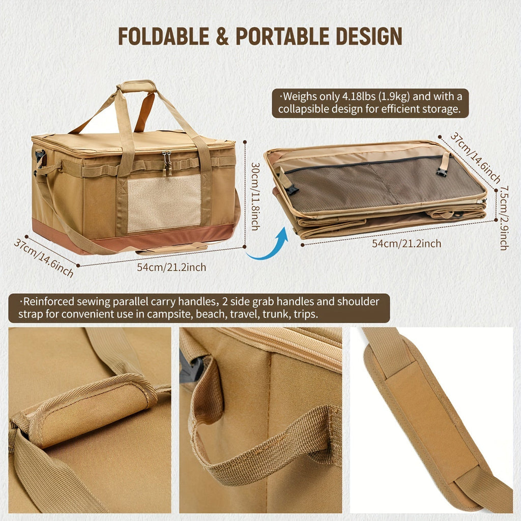 Camping Storage Bag Organizer with Shoulder Strap