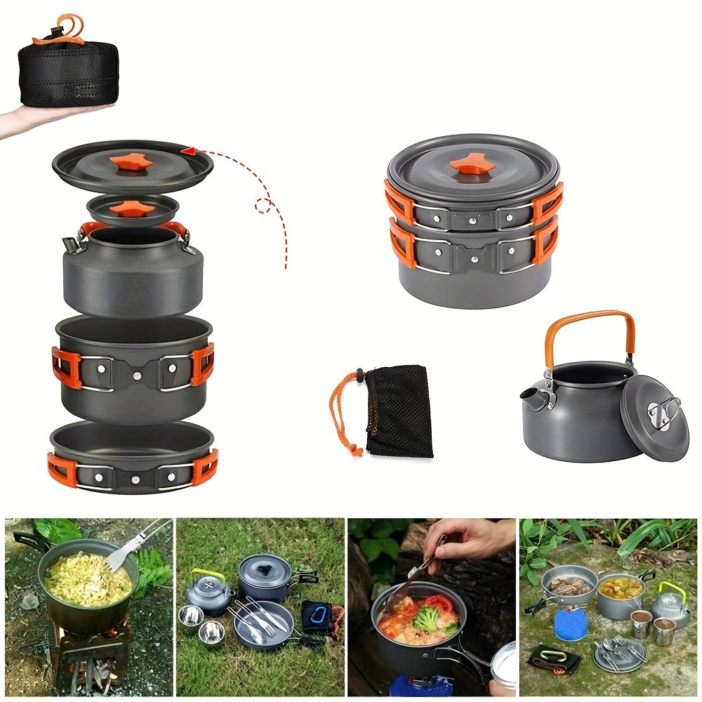 Ultra-Light Aluminum Camping Cookware Set