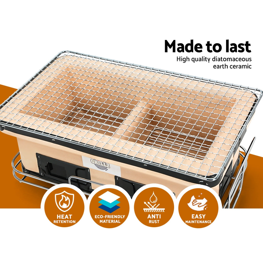 BBQ Grill Tabletop Charcoal Smoker