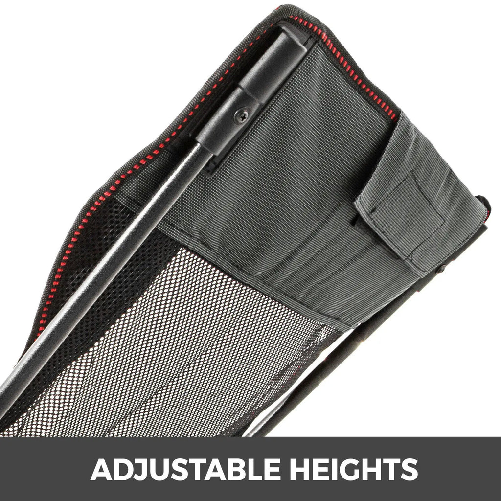 NNEOBA Outdoor Folding Camp Chair with Backrest & Footrest-4