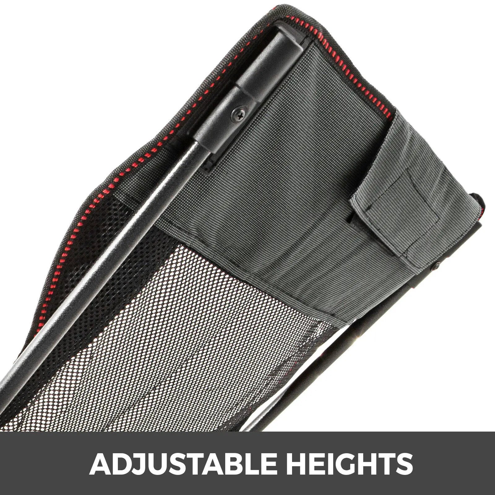 NNEOBA Outdoor Folding Camp Chair with Backrest & Footrest-4