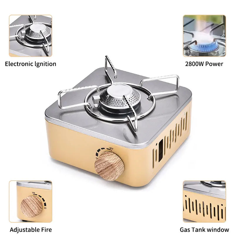 Camping Gas Stove 2800W Khaki