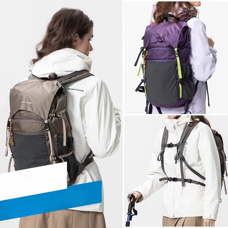 Waterproof Camping Backpack Grey