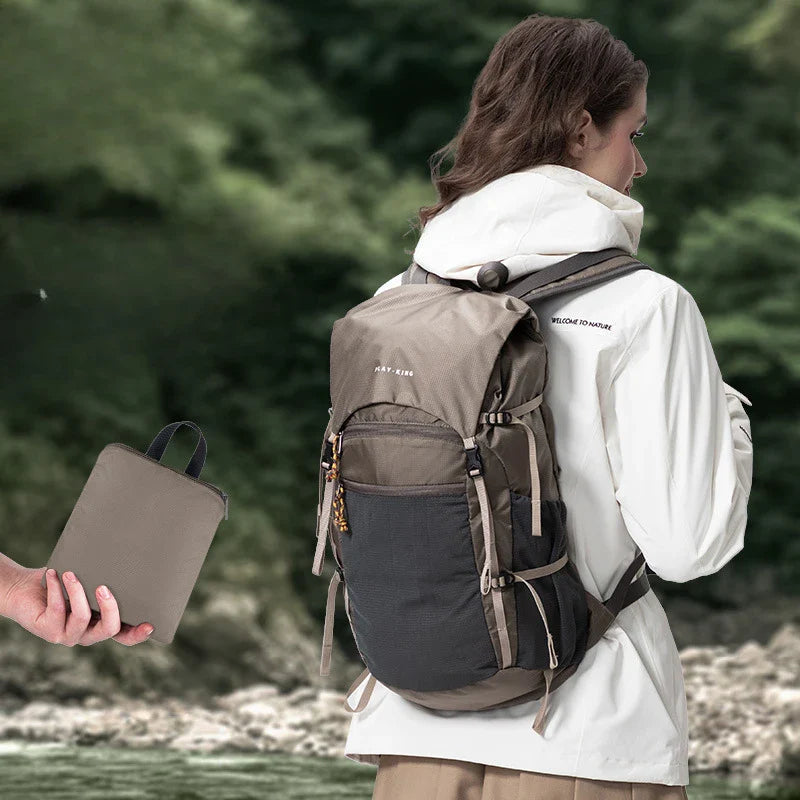 Waterproof Camping Backpack Grey