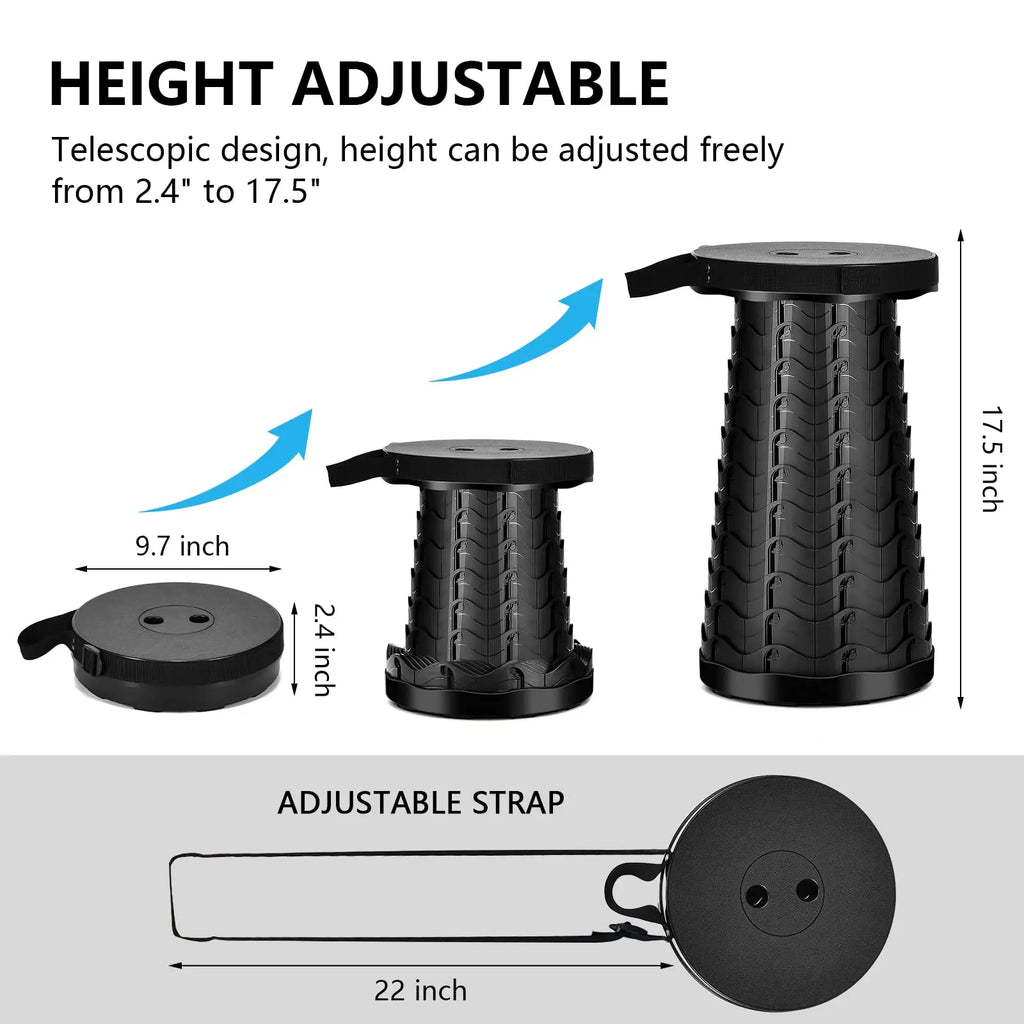 NNEOBA Portable Collapsible Telescopic Stool-2