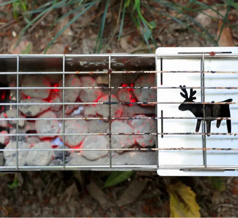 Black Deer Portable Folding Wood Stove for Camping – Compact Outdoor Grill & Fire Stove