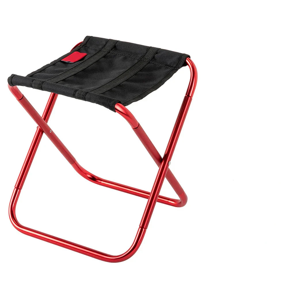 Camping Folding Camping Stool Red