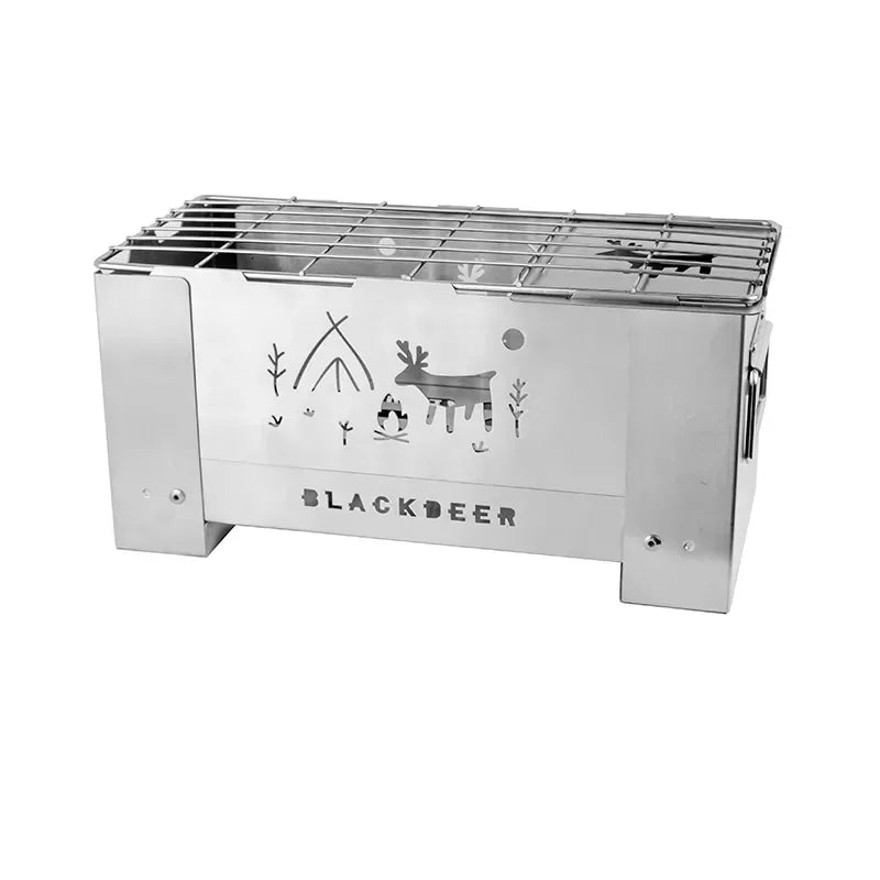 Black Deer Portable Folding Wood Stove for Camping – Compact Outdoor Grill & Fire Stove
