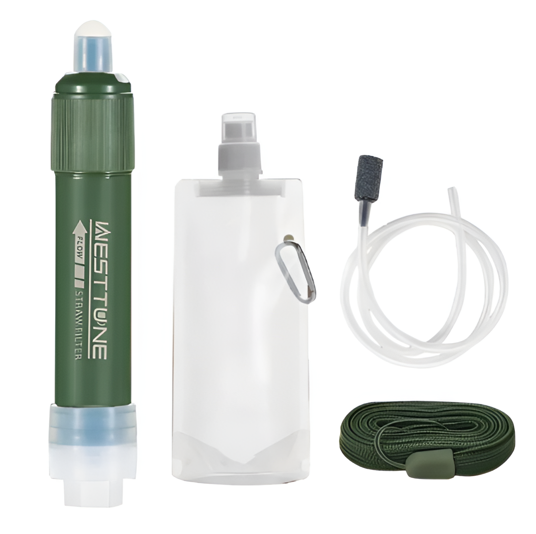 NNEOBA Outdoor Mini Filter Straw Set for Camping Survival-0