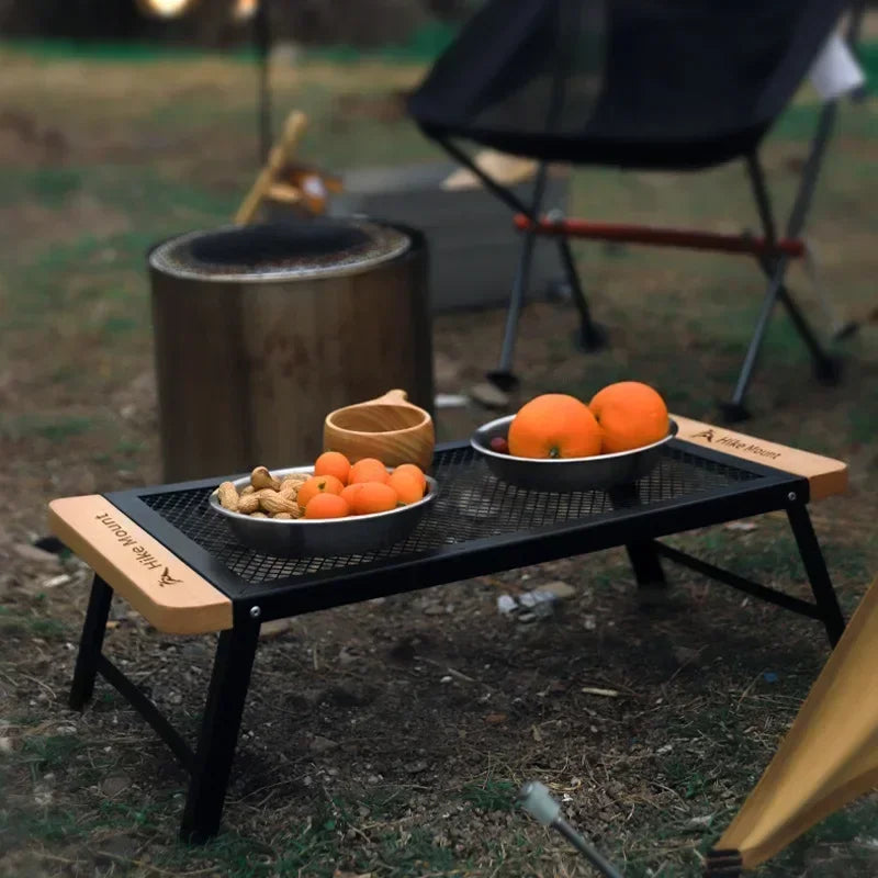 Grid Folding Outdoor Camping Portable Barbecue Table