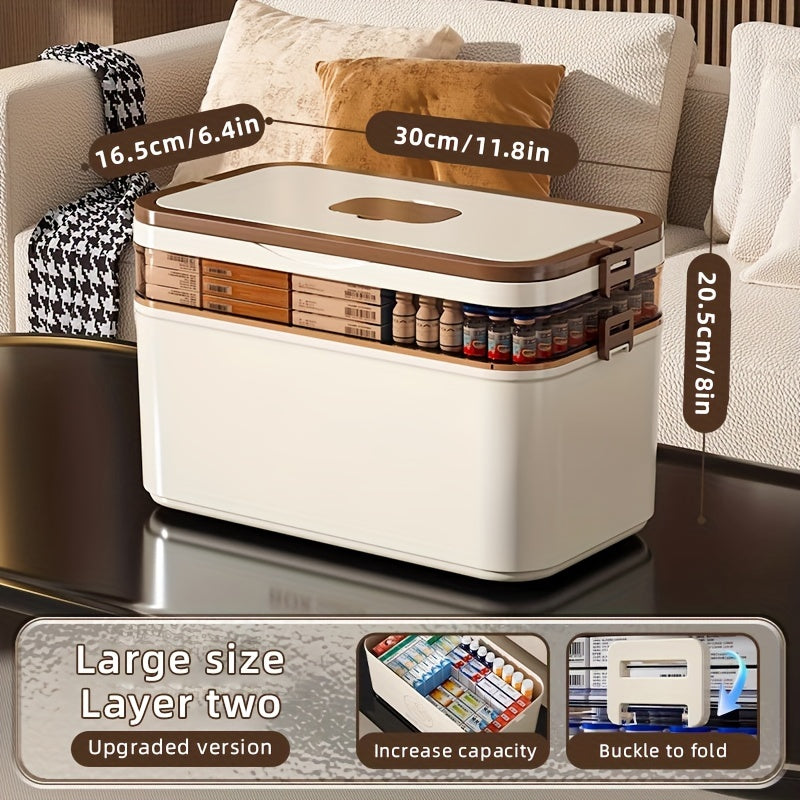 NNETM Medicine Portable Organizer Box-1