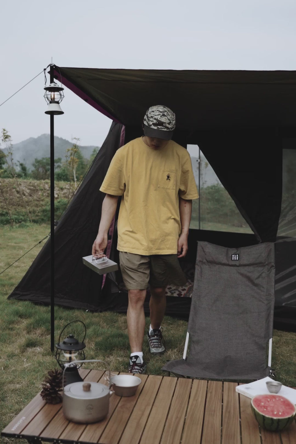 Black Deer Portable Folding Wood Stove for Camping – Compact Outdoor Grill & Fire Stove