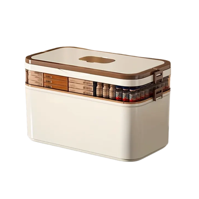 NNETM Medicine Portable Organizer Box-0