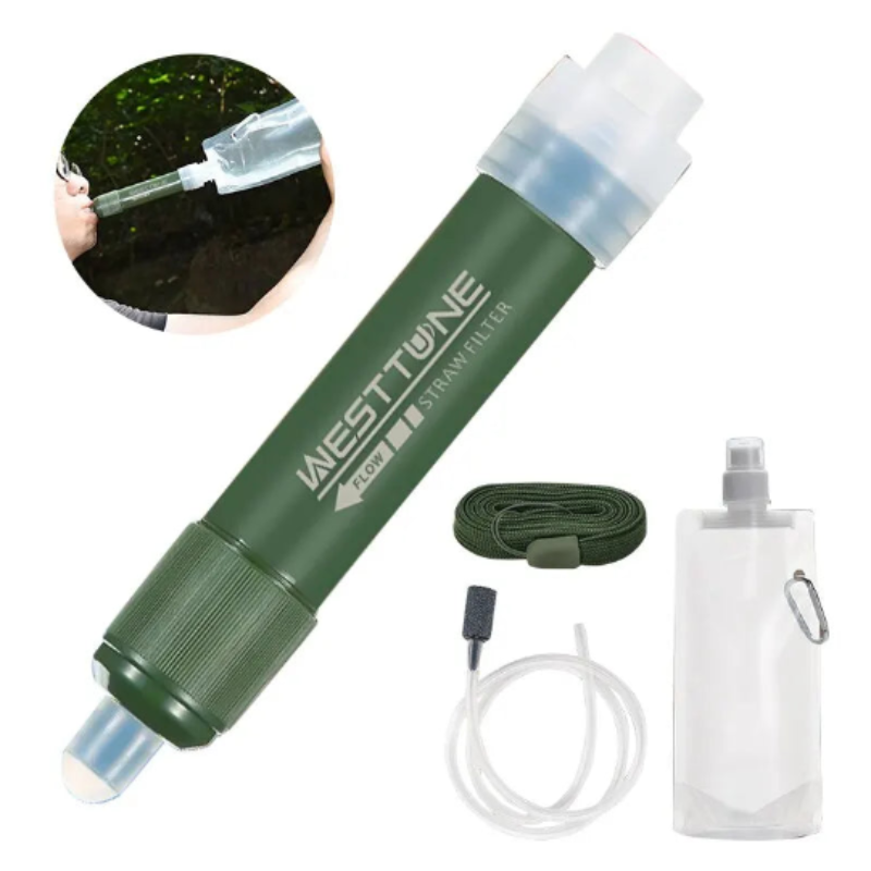 NNEOBA Outdoor Mini Filter Straw Set for Camping Survival-4